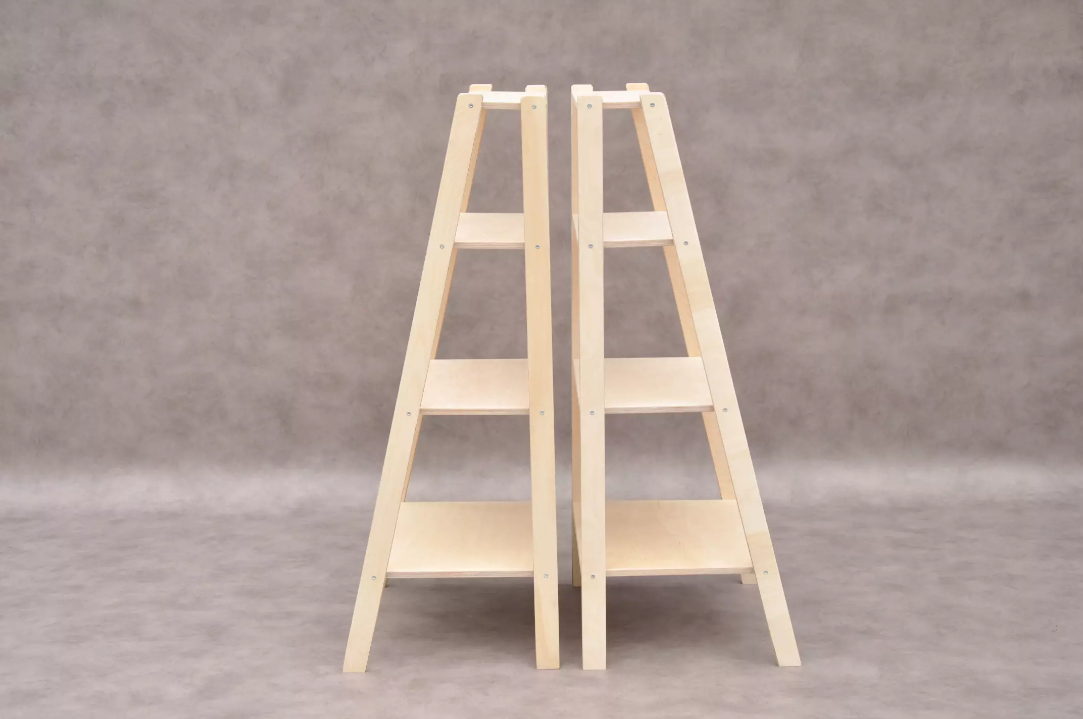 Childrens shelving display rack Barin Toys set of 2 - utility nursery shelving wooden bookcase, toy storage organizer, baby clothes rack available to order online at BarinToys.co.uk with UK free delivery.