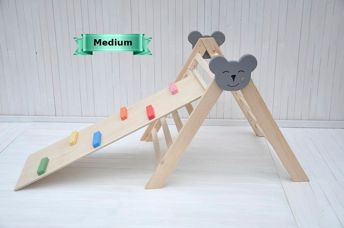 Baby climbing frame Koala Baby with a slide for toddler sliding and toy cars racing games