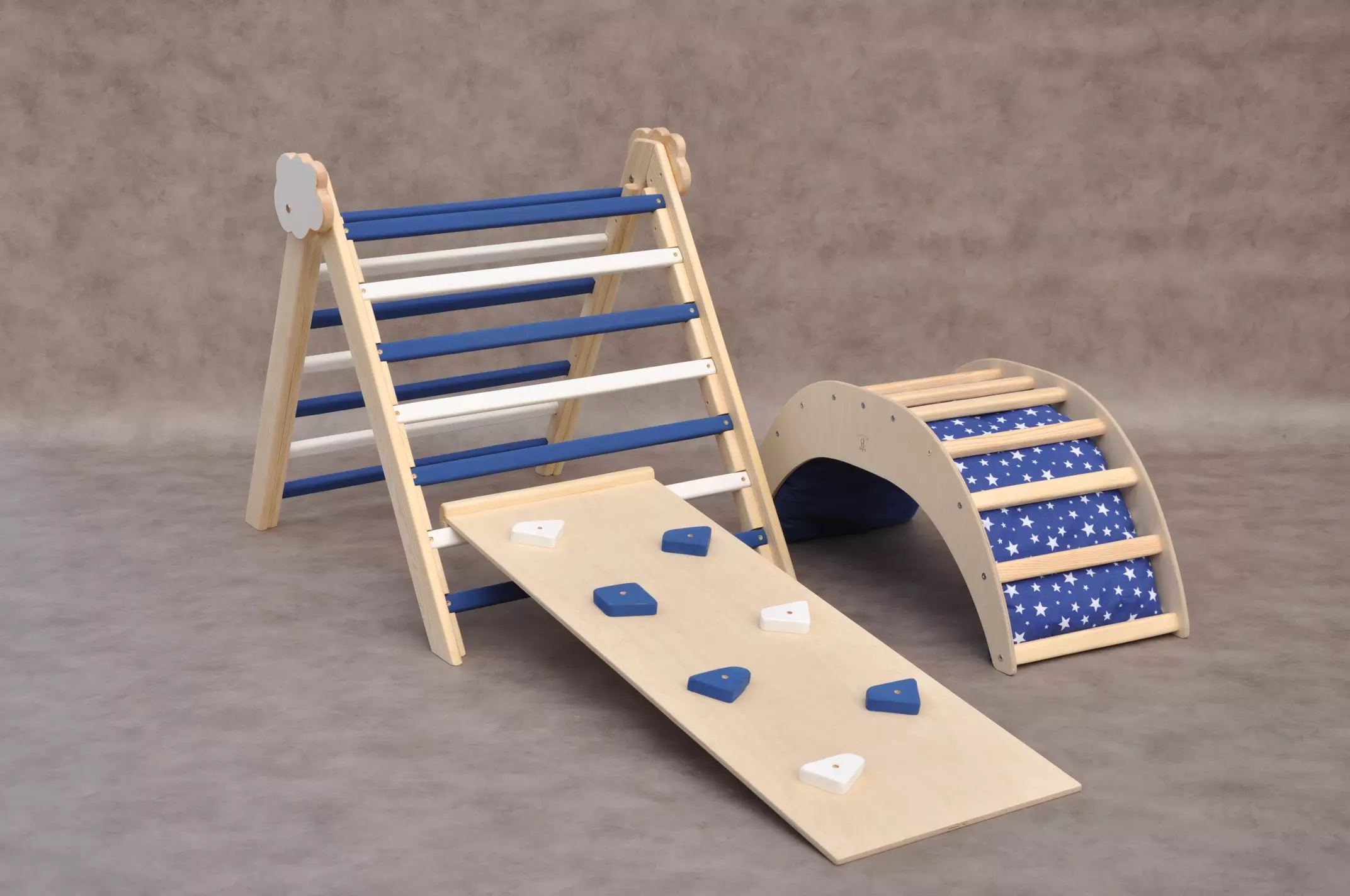 Christmas Montessori gifts for 3 year olds toddlers Nautical Cloud Barin Toys climber and climbing arch set available for sale at Barin Toys UK shop online with free delivery.