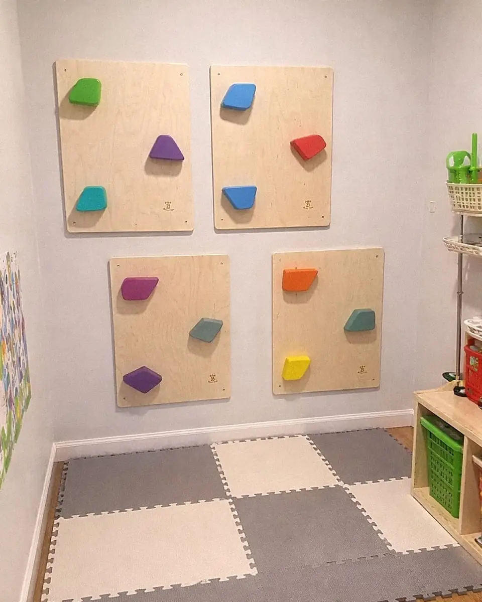 Barin Toys review for kid’s climbing wall panels Rocks